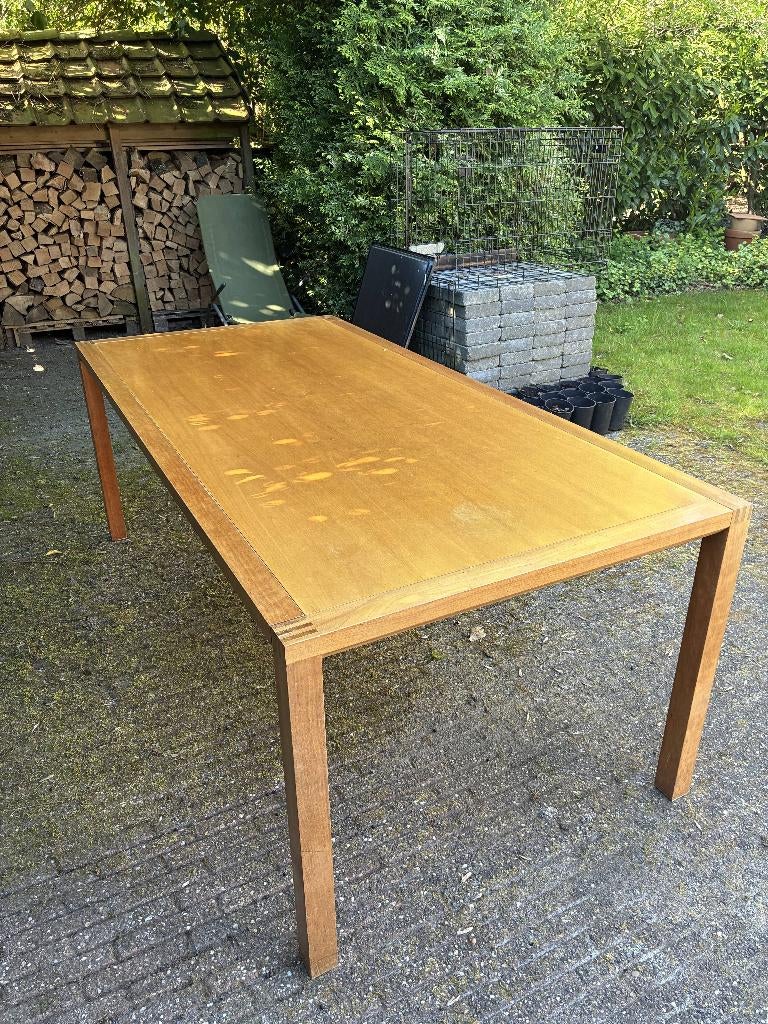 Kersenhouten eetkamertafel, Huis en Inrichting, Tafels | Eettafels, Gebruikt, 50 tot 100 cm, 150 tot 200 cm, Vijf personen of meer