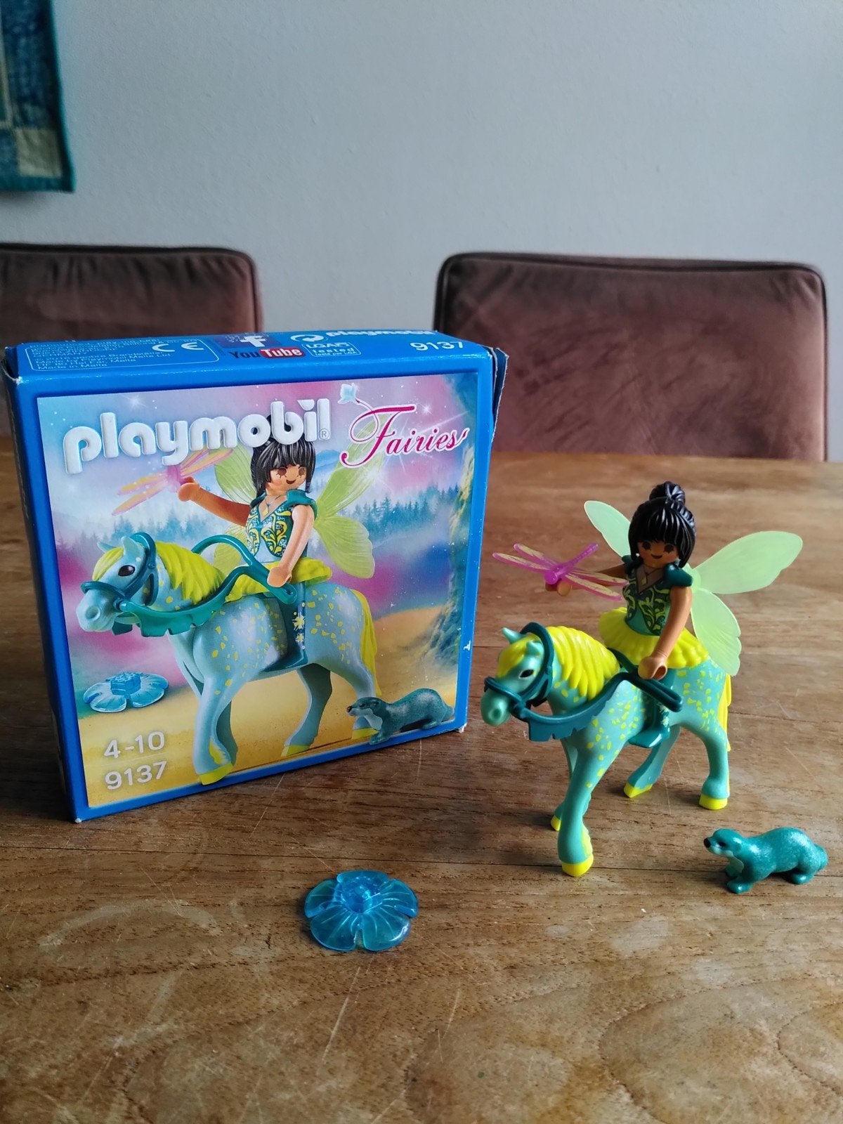 Playmobil Fairies 9137 met elfje en eenhoorn, Ophalen of Verzenden, Gebruikt