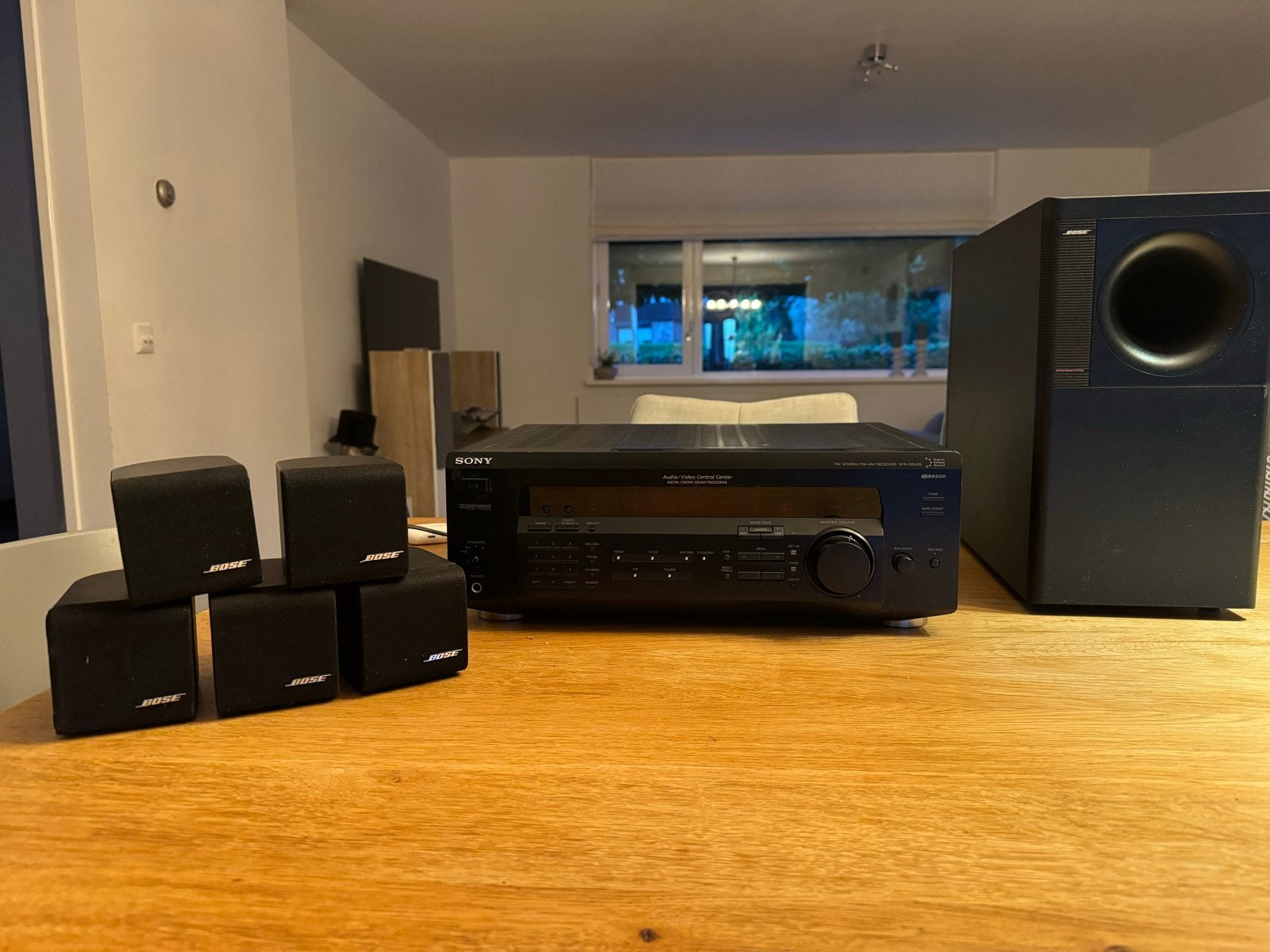 5.1 Home Cinema Set met Bose speakers en Sony Receiver, Ophalen, Gebruikt, 70 watt of meer, 5.1-systeem