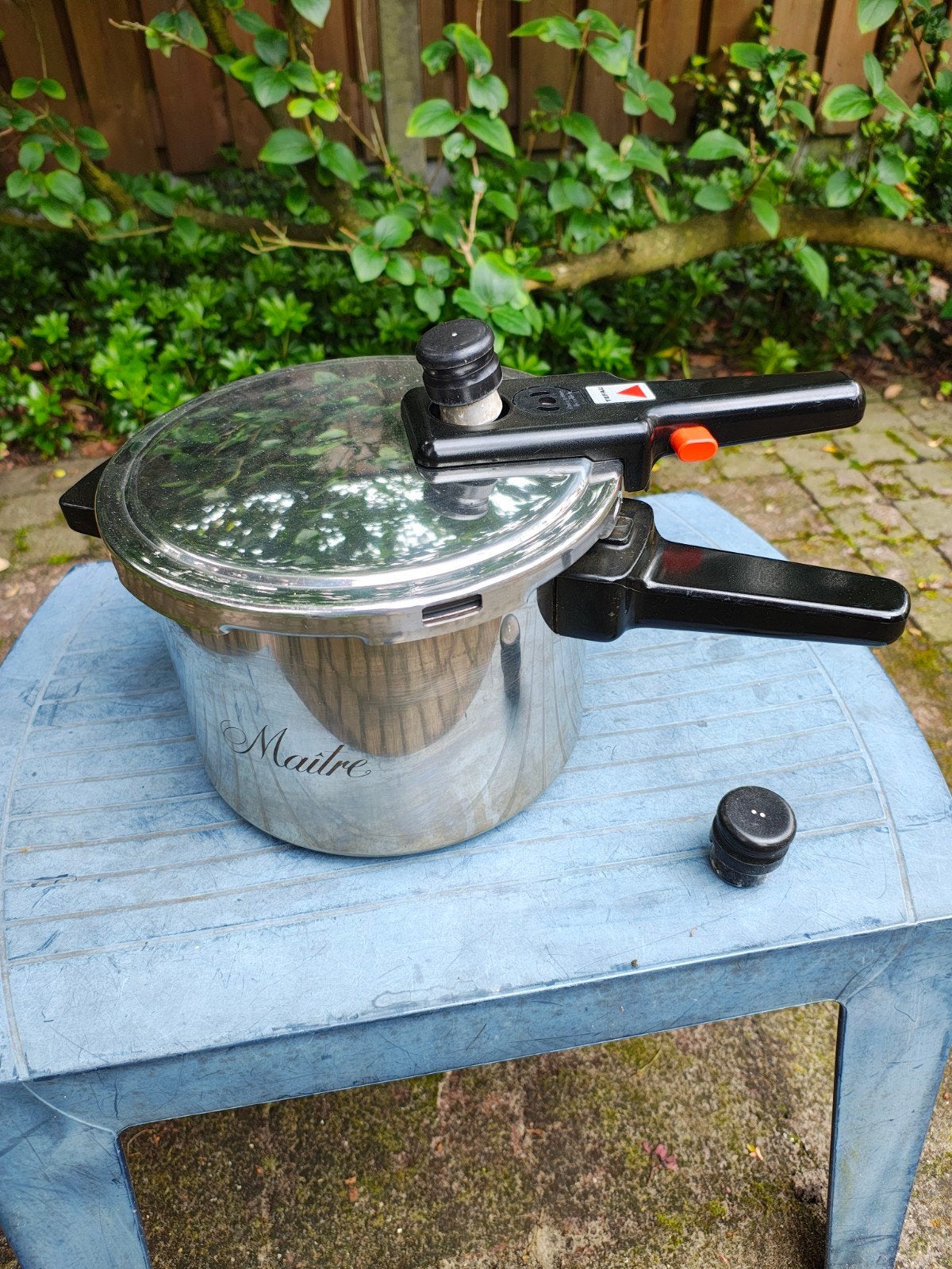 Tefal snelkookpan voor op gas, Ophalen, Gebruikt, Rvs, Koekenpan of Braadpan
