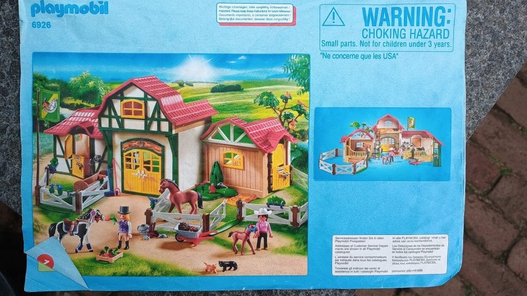Super gave paardenstal Playmobil!, Ophalen of Verzenden, Zo goed als nieuw