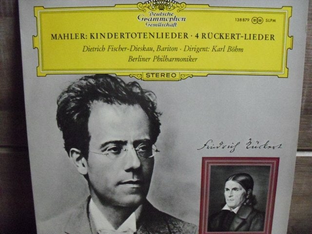 Gustav Mahler - Fischer-Dieskau "Kindertotenlieder" (DG) LP, LP, Gebruikt, Mahler, Ophalen of Verzenden