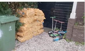 Openhaardhout zowel in kratten als in netten, Tuin en Terras, Haardhout, 6 m³ of meer, Verzenden, Beukenhout, Blokken