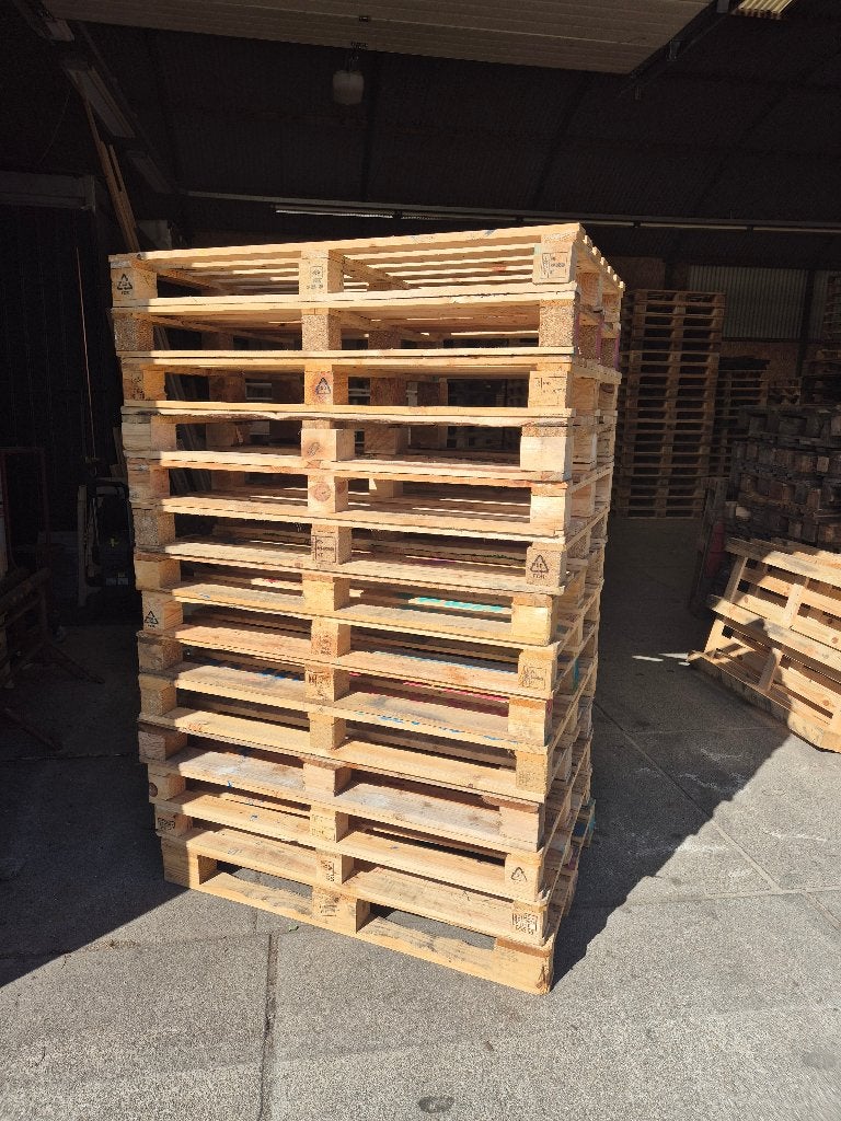 Eenmalige pallets 80x120, Ophalen, Zo goed als nieuw, 50 mm of meer, Pallet
