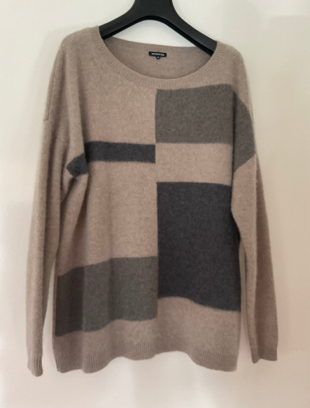 CAROLINE BISS WOLLEN TRUI (42), Verzenden, Zo goed als nieuw, Maat 42/44 (L), Beige