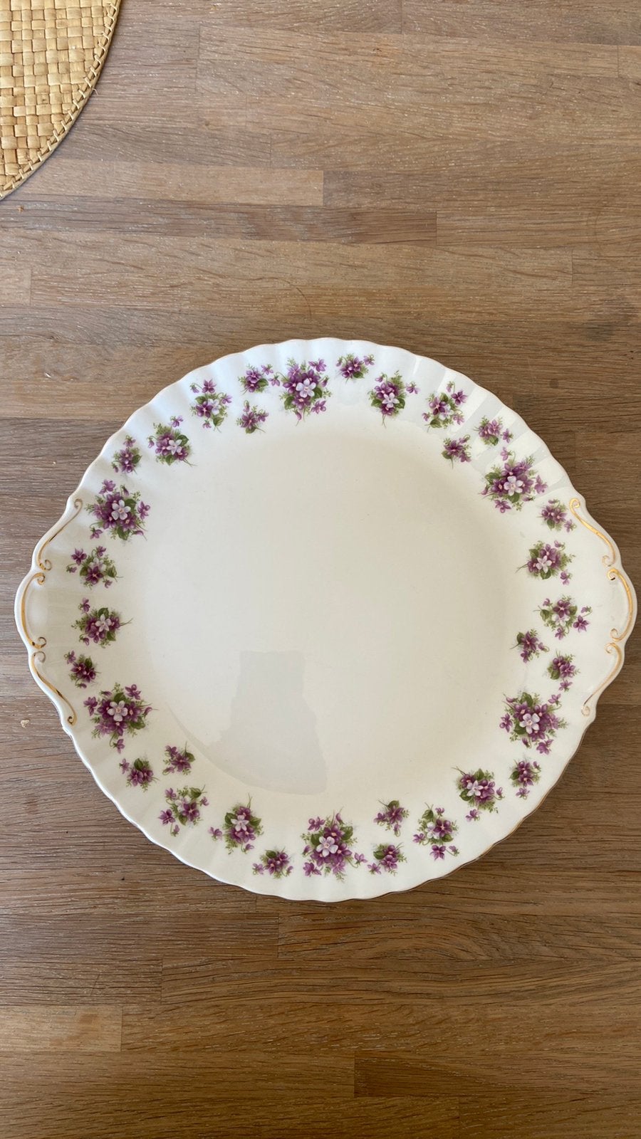 Te koop vlaaischotel  Royal Albert Sweet Violet, Ophalen of Verzenden