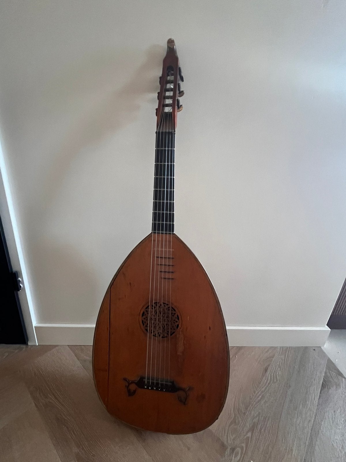 Antieke luitgitaar – Gustav Keller, München (ca. 1910–1930), Muziek en Instrumenten, Ophalen, Gebruikt, Overige typen