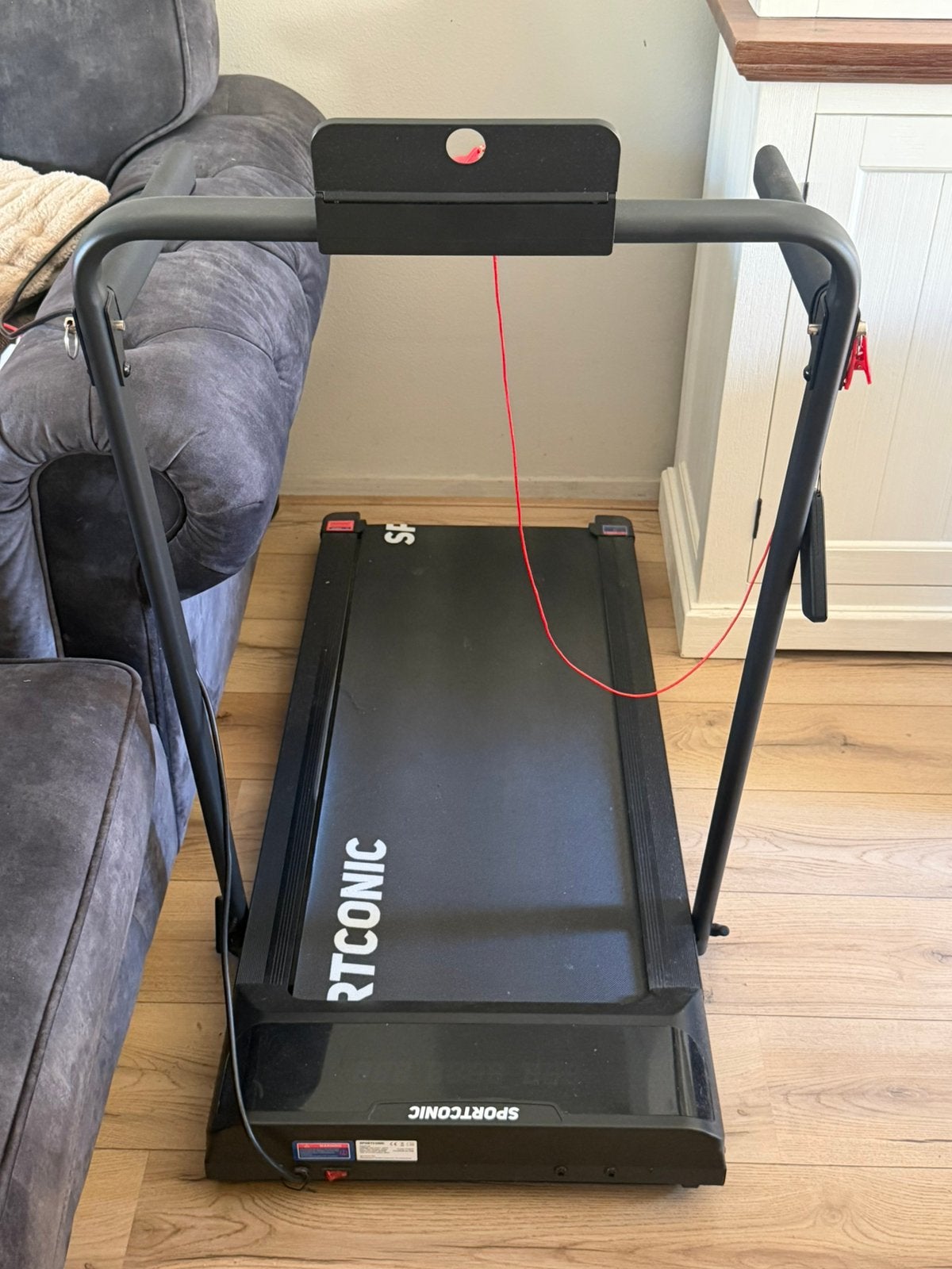 Sportconic Loopband -tot 12 km/u inclusief afstandsbediening, Ophalen, Zo goed als nieuw, Loopband