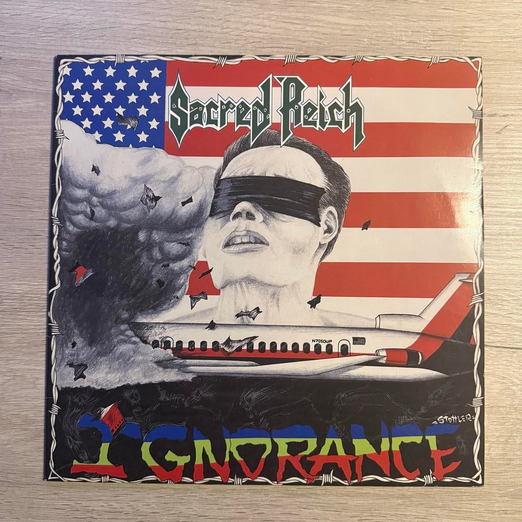 Sacred Reich - Ignorance LP (Vinyl), Ophalen of Verzenden, Gebruikt