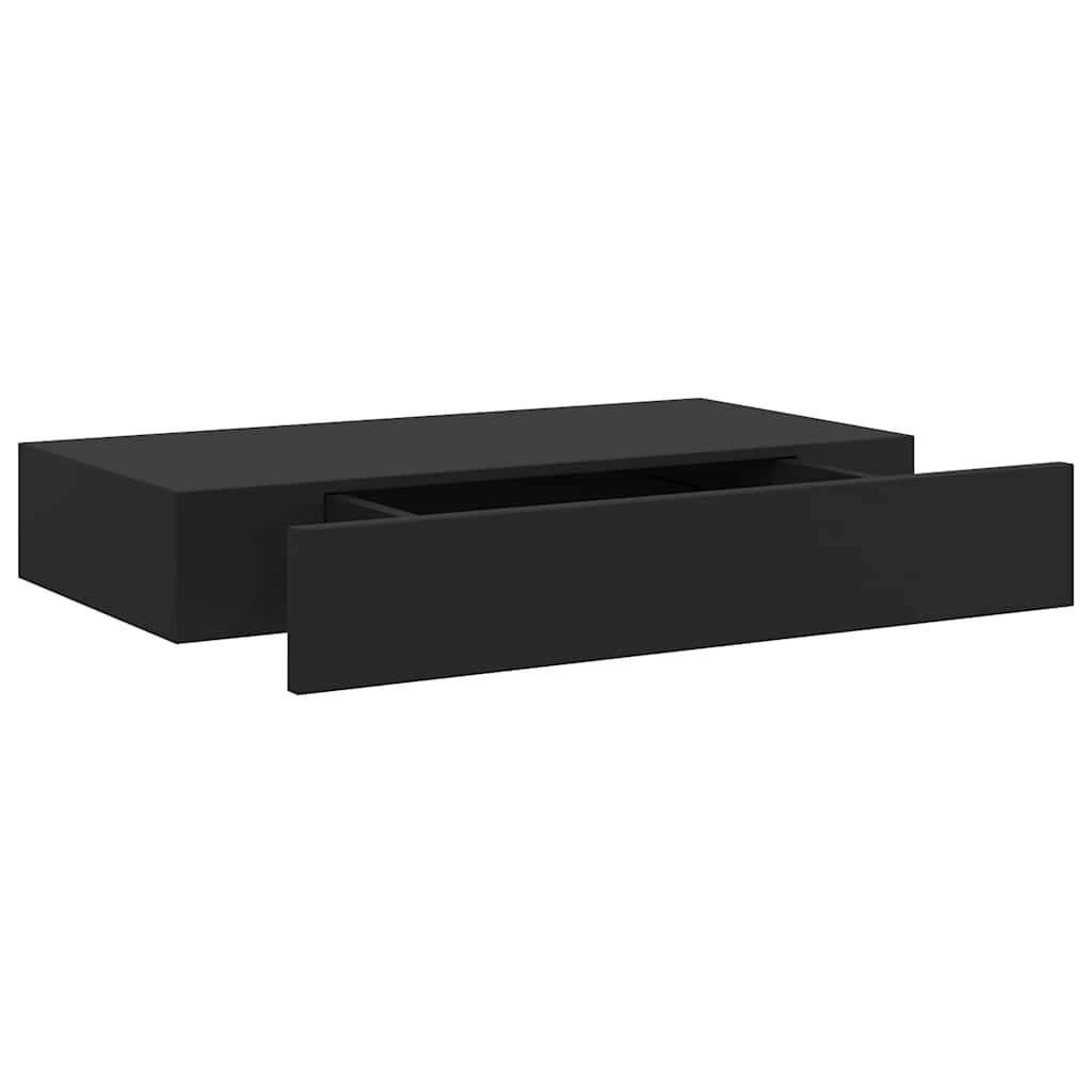 Wandplank + lade MDF zwevend zwart GRATIS VERZONDEN!, Verzenden, Nieuw, Nvt, Nvt