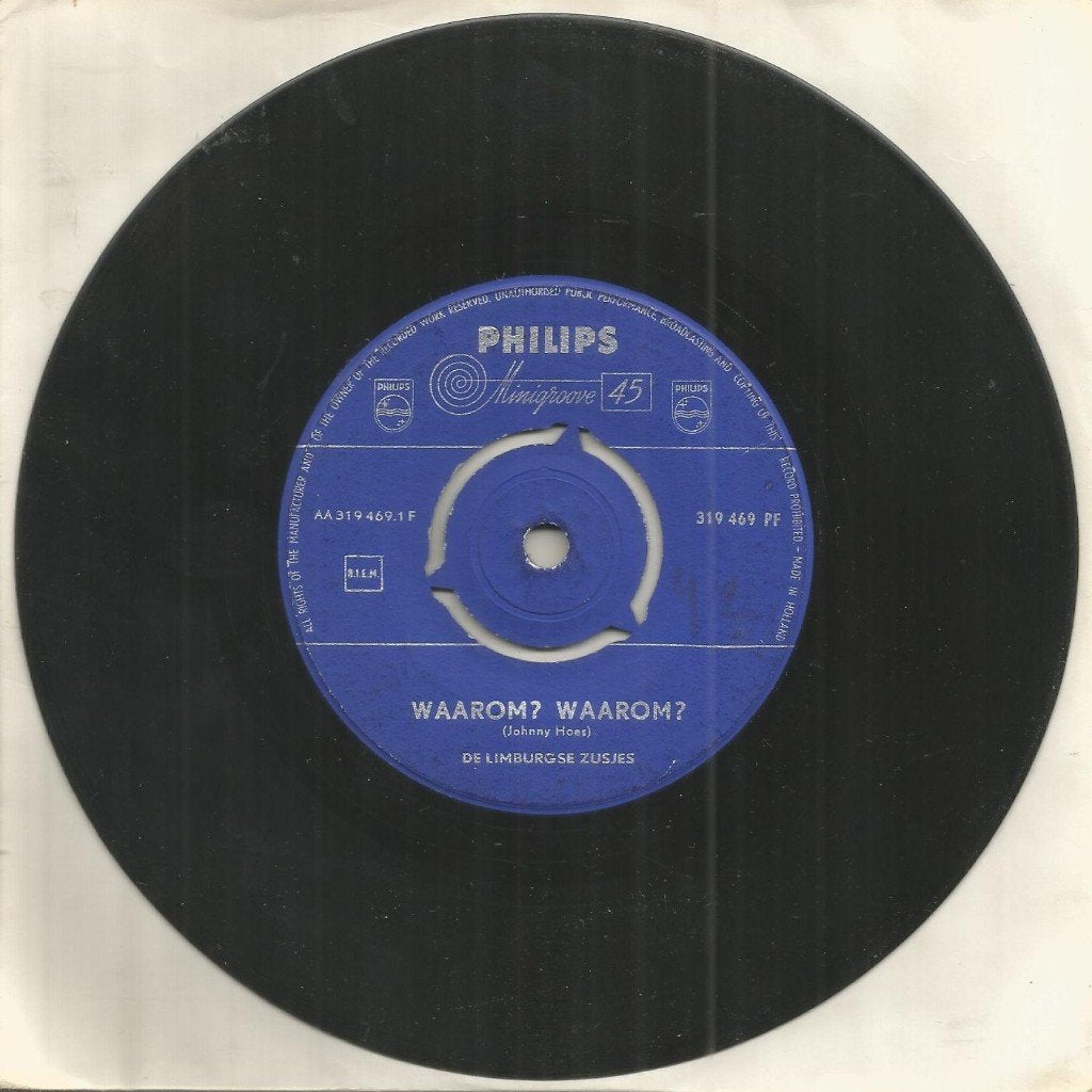 De Limburgse Zusjes – Waarom? Waarom? (1958), Gebruikt, Originele persing, 7 inch, Ophalen of Verzenden