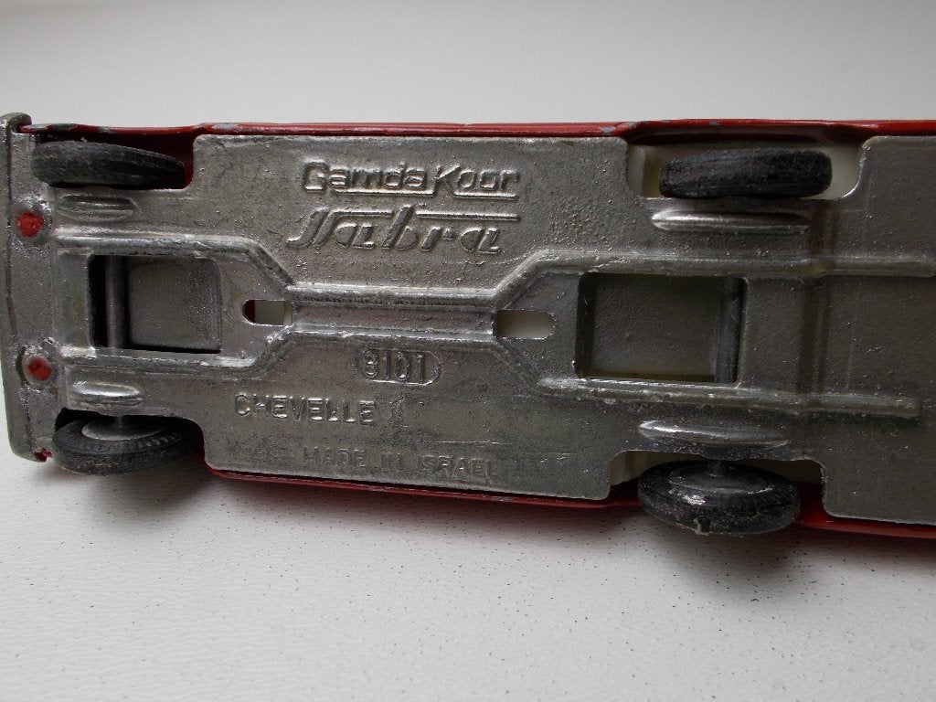 1965 Gamda Koor Sabra 8101 CHEVELLE FIRE CHIEF (Made Israel), Ophalen of Verzenden, Gebruikt, Auto, Overige merken