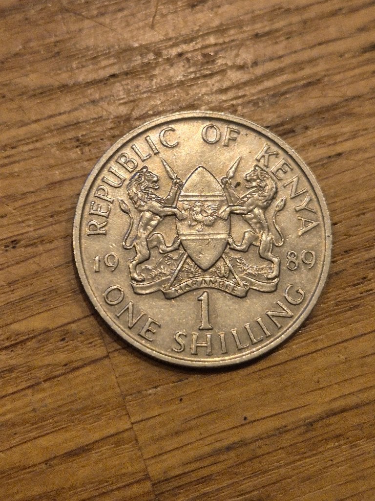Kenia - 1 Shilling 1989, Verzenden, Overige landen, Losse munt
