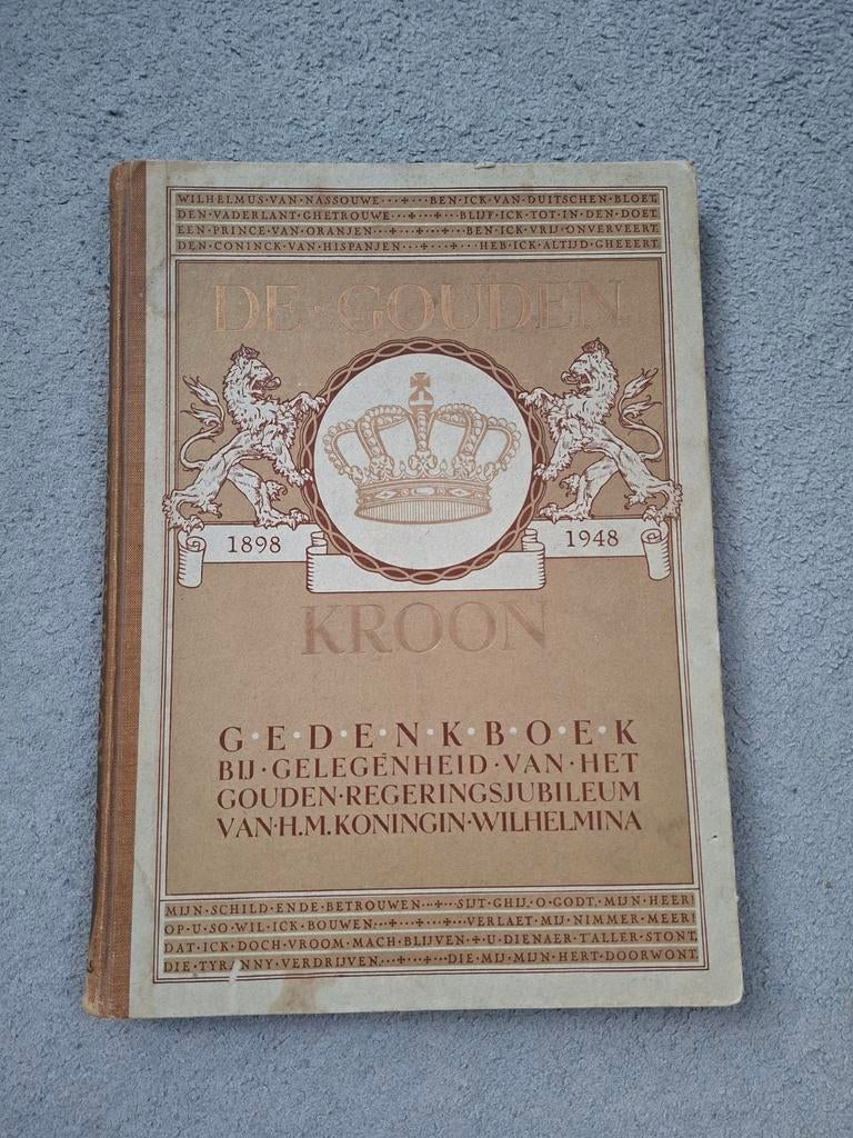 De gouden kroon 1898-1948, Ophalen of Verzenden, Gebruikt, Tijdschrift of Boek