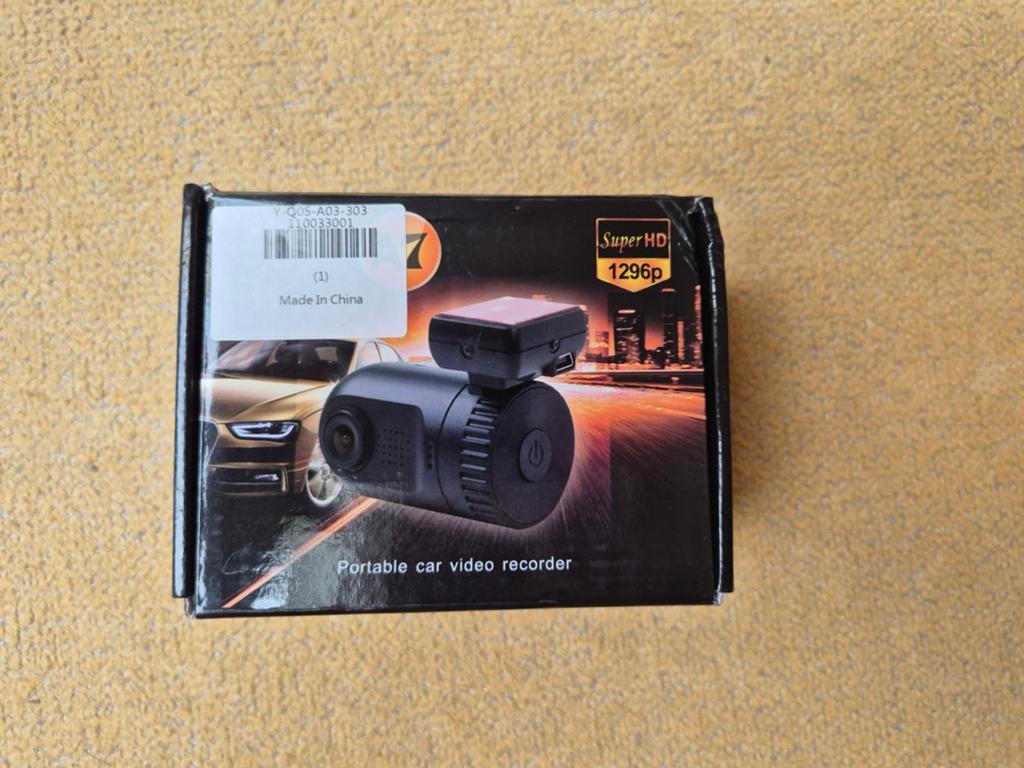 Mini 0805 Dashcam 1296p (Super HD) met GPS, Ophalen of Verzenden, Zo goed als nieuw