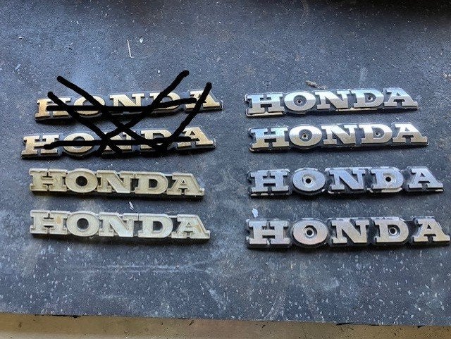 Oldtimer Honda CB onderdelen deels NOS, Ophalen of Verzenden, Gebruikt