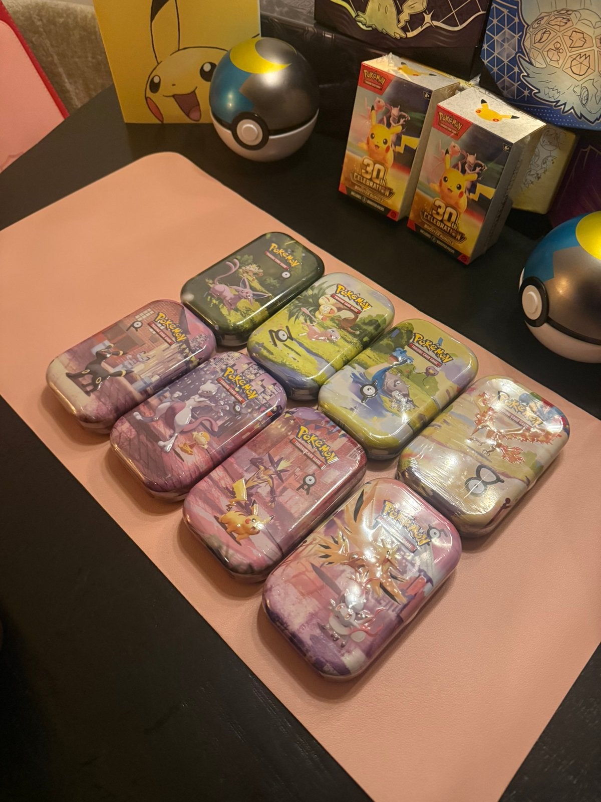 30th booster bundel + mini tins, Ophalen, Zo goed als nieuw, Booster