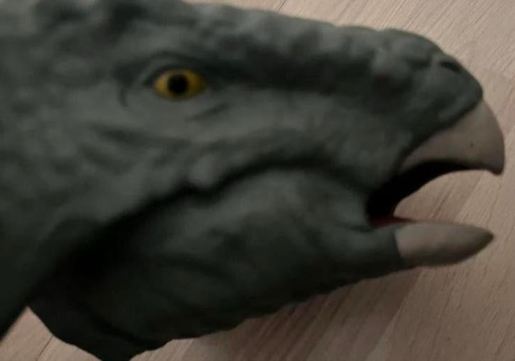 Schylling Dinosaur Hand Puppet, Ophalen of Verzenden, Zo goed als nieuw, Jongen of Meisje