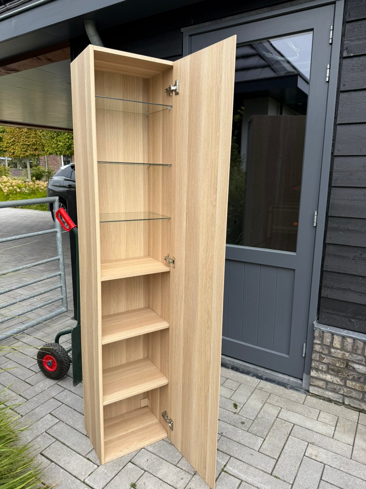 Badkamerkast., Ophalen, (Half)hoge kast, Minder dan 50 cm, Gebruikt