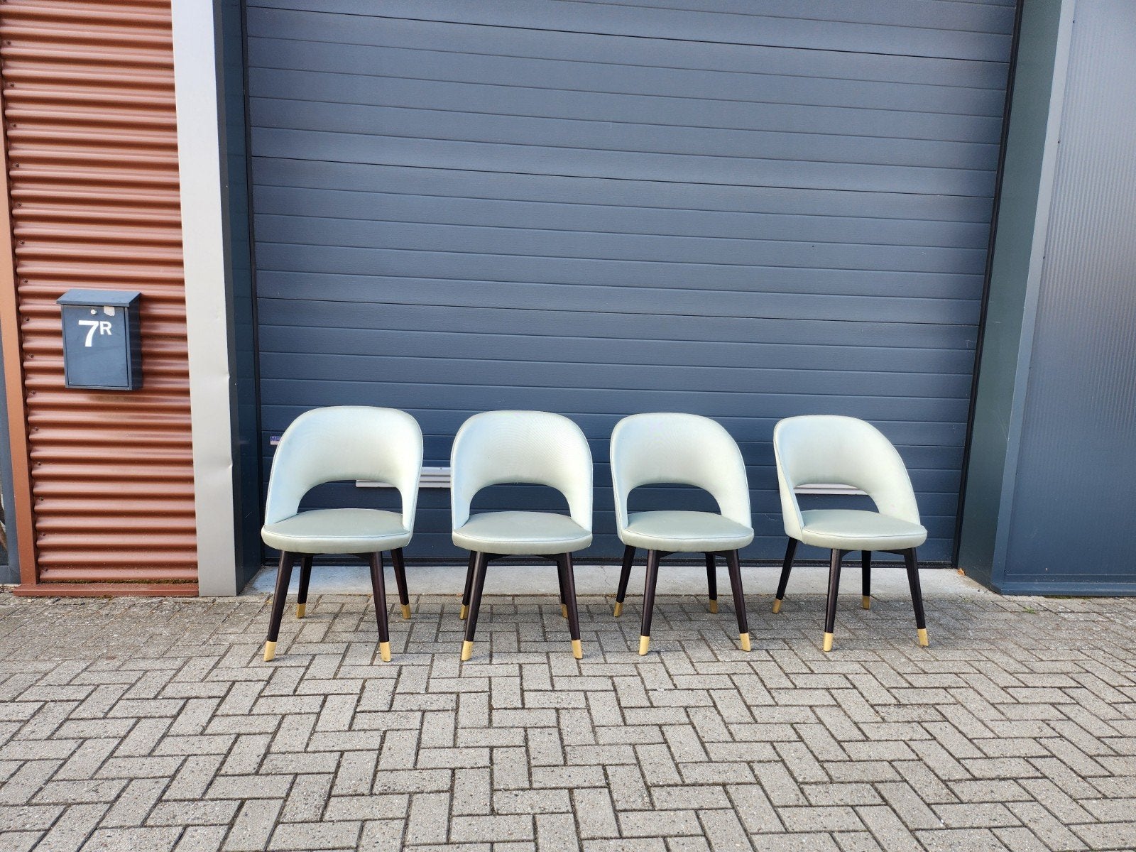 Baxter - Colette chair / 4 eetkamerstoelen, Ophalen of Verzenden, Stof