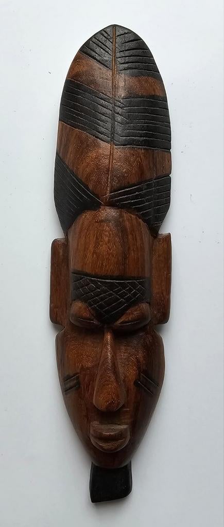Handgesneden Afrikaans houten beeldje uit Gambia, Antiek en Kunst, Ophalen of Verzenden