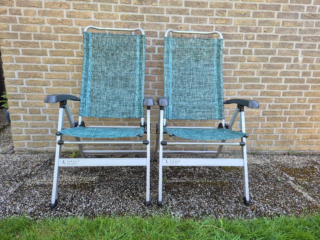 Dukdalf select stoelen, Caravans en Kamperen, Ophalen, Gebruikt, Campingstoel