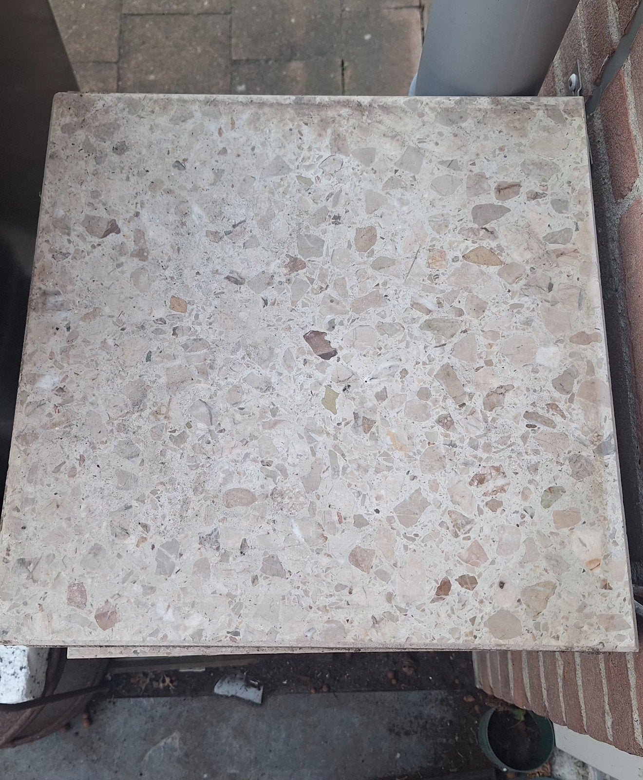 Terrazzo vloertegel Terre 'd Azur Granito ( 16 m²), Gebruikt, 40 tot 60 cm, Ophalen of Verzenden, 10 m² of meer
