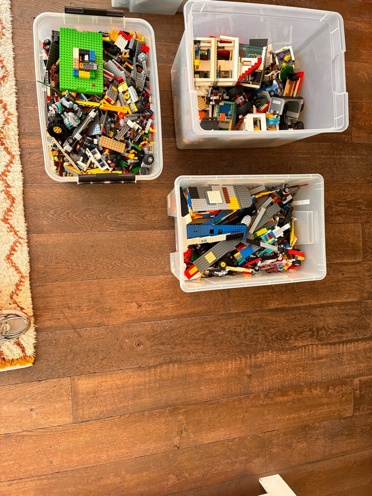Grote partij LEGO stenen met instructieboekjes, Ophalen, Lego, Losse stenen, Inclusief instructies