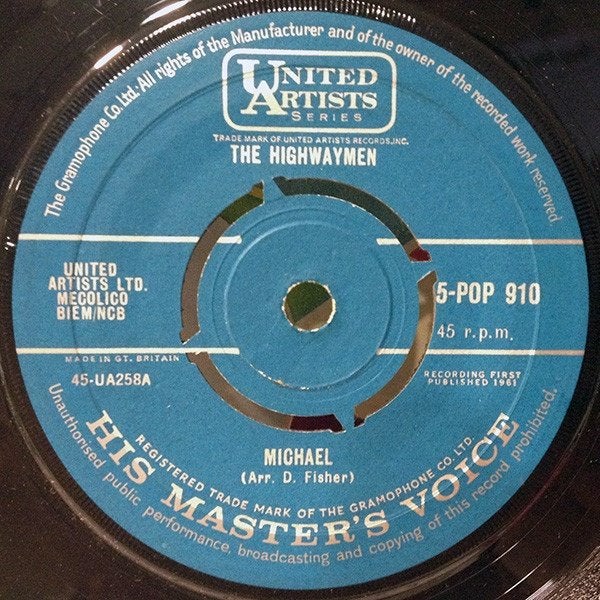 The Highwayman - Michael (Single), Gebruikt, 7 inch, Ophalen of Verzenden, Pop