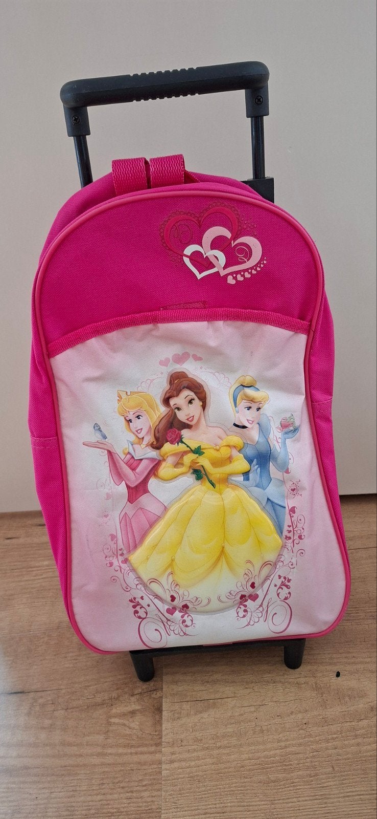 prinsessen trolley roze, Ophalen, Zacht kunststof, Minder dan 50 cm, Minder dan 35 cm