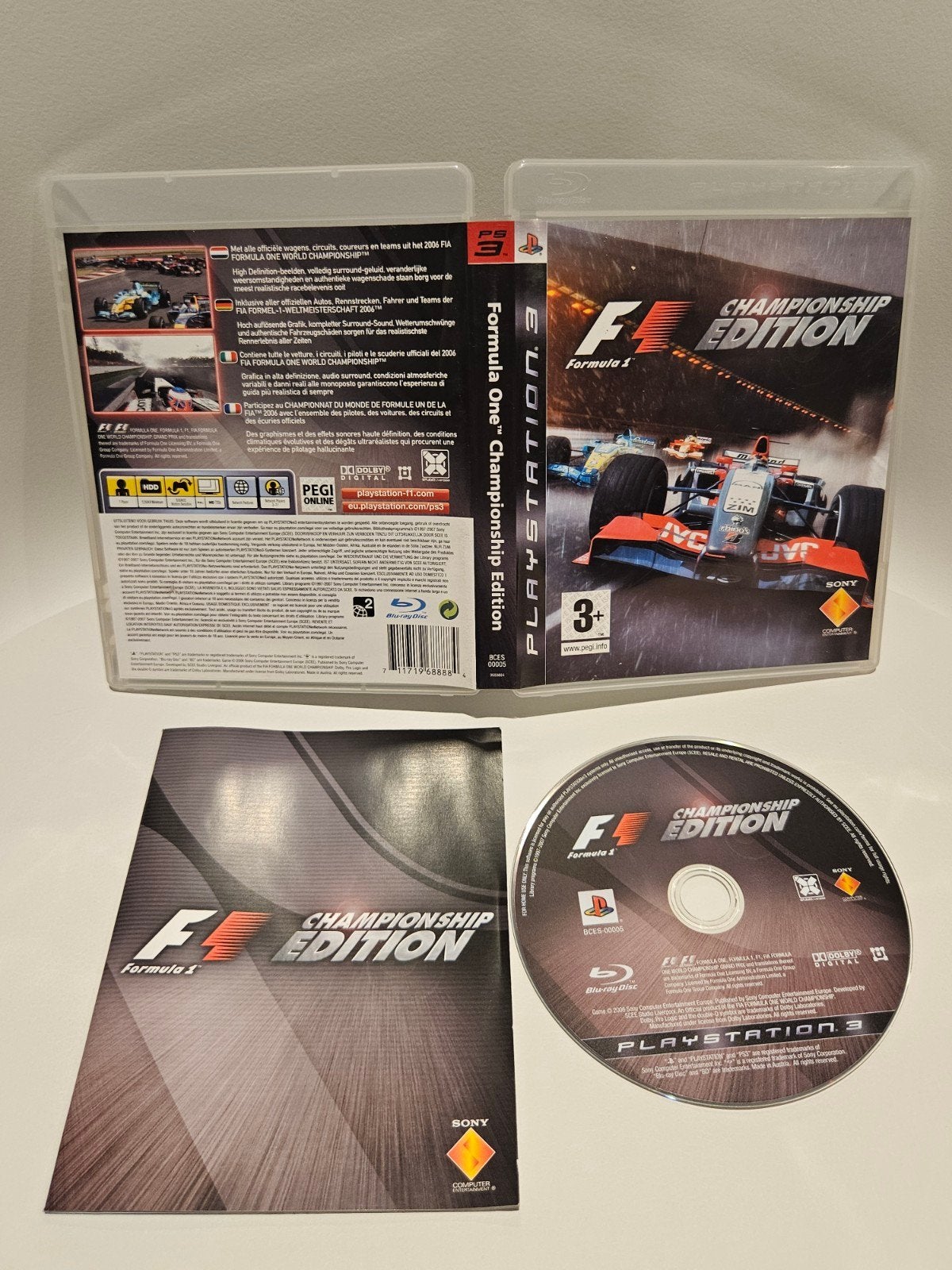 F1 Championship Edition PS3, Spelcomputers en Games, Games | Sony PlayStation 3, 1 speler, Racen en Vliegen, Ophalen of Verzenden