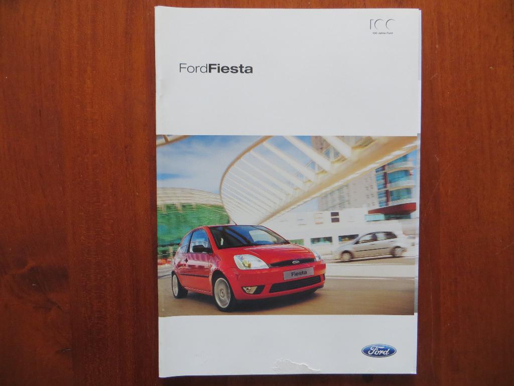 Ford Fiesta (aug. 2003) met bijlage: prijslijst, Ophalen of Verzenden, Ford