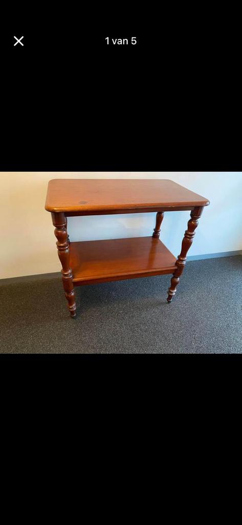 Prachtig antiek tafeltje, Ophalen, 50 tot 100 cm, Zo goed als nieuw, 25 tot 50 cm