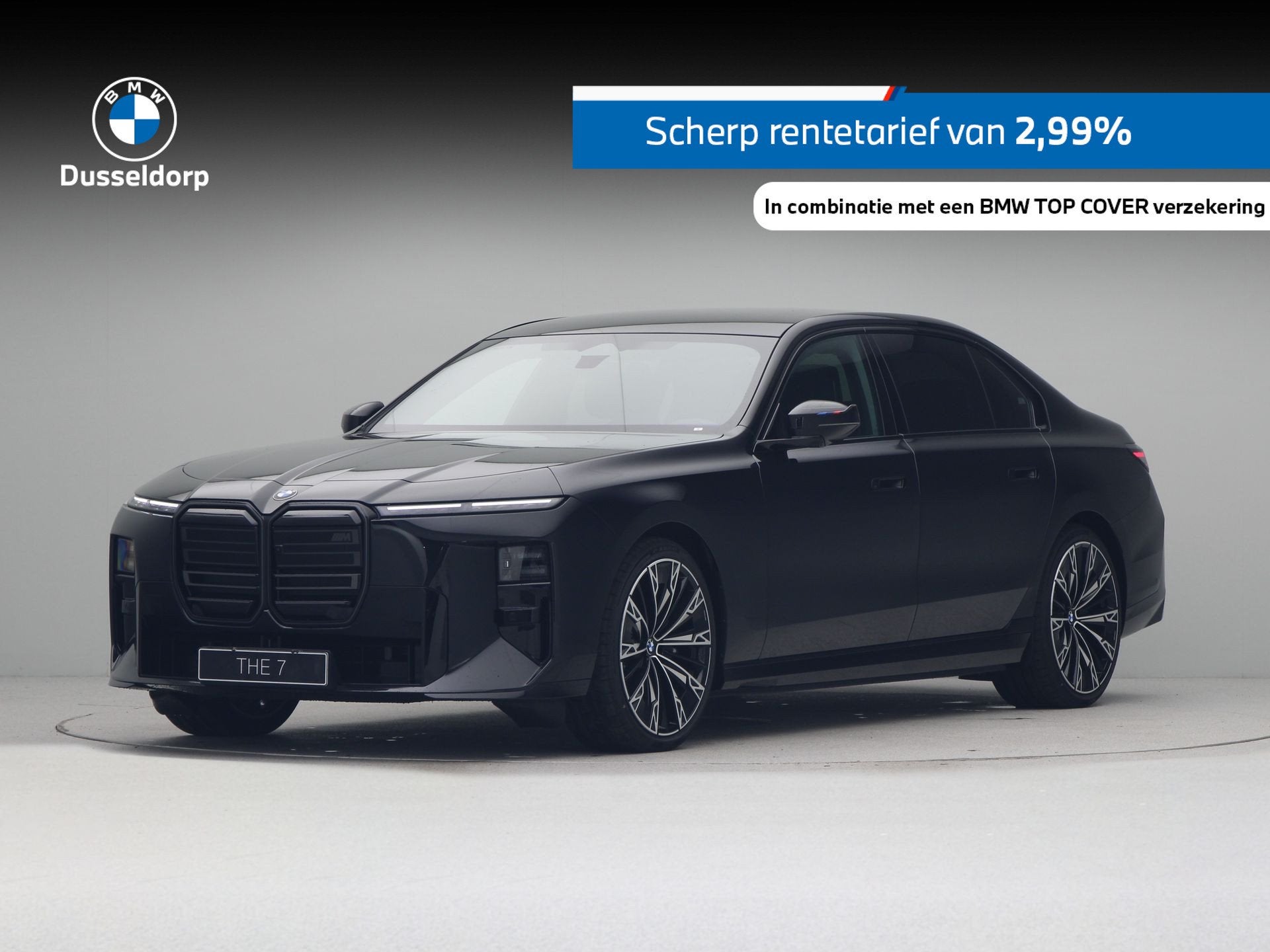 BMW i7 M70 xDrive 118.1 kWh (bj 2026, automaat), Zwart, Zwart, Sedan, Verwarmde buitenspiegels