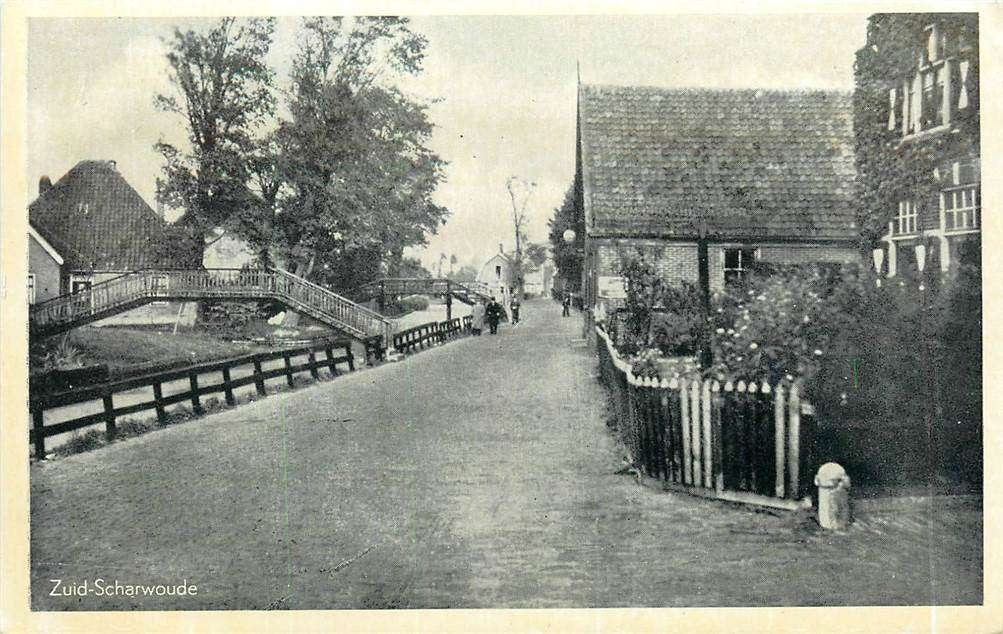 304-219-027 Zuid-Scharwoude, Verzamelen, Ansichtkaarten | Nederland, Verzenden, Voor 1920, Noord-Holland