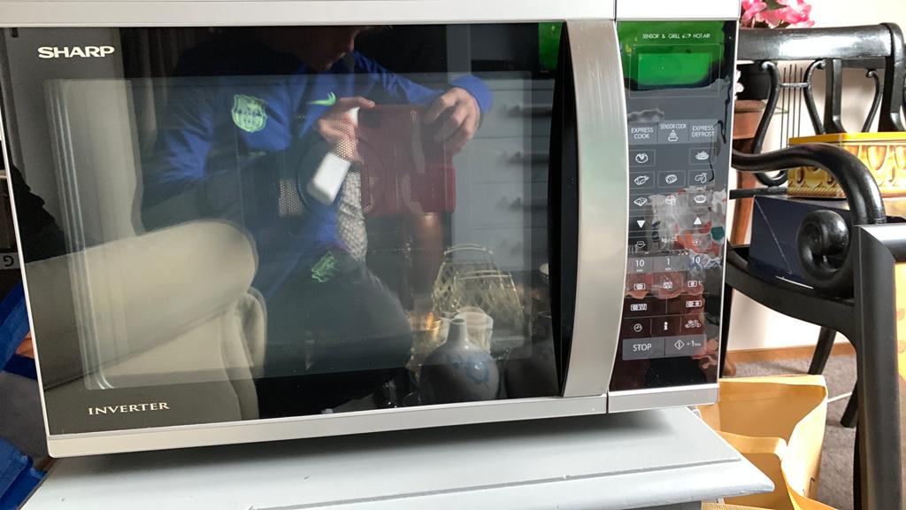Combi magnetron/oven, Ophalen of Verzenden, Zo goed als nieuw, Oven