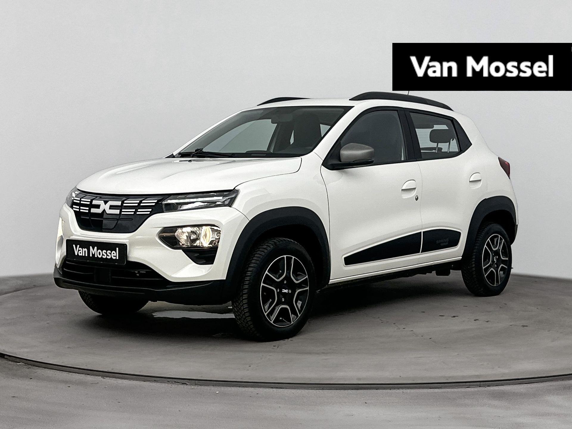 Dacia Spring Expression 45Pk 27 kWh | Navigatie | Apple & An, Auto's, Dealer onderhouden, Gebruikt, Wit, Parkeersensor