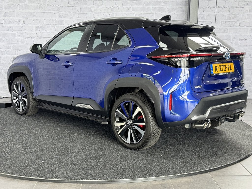 Toyota Yaris Cross 1.5 Hybrid AWD HUD JBL Keyless Leder Trek, Automaat, Gebruikt, Blauw, 116 pk