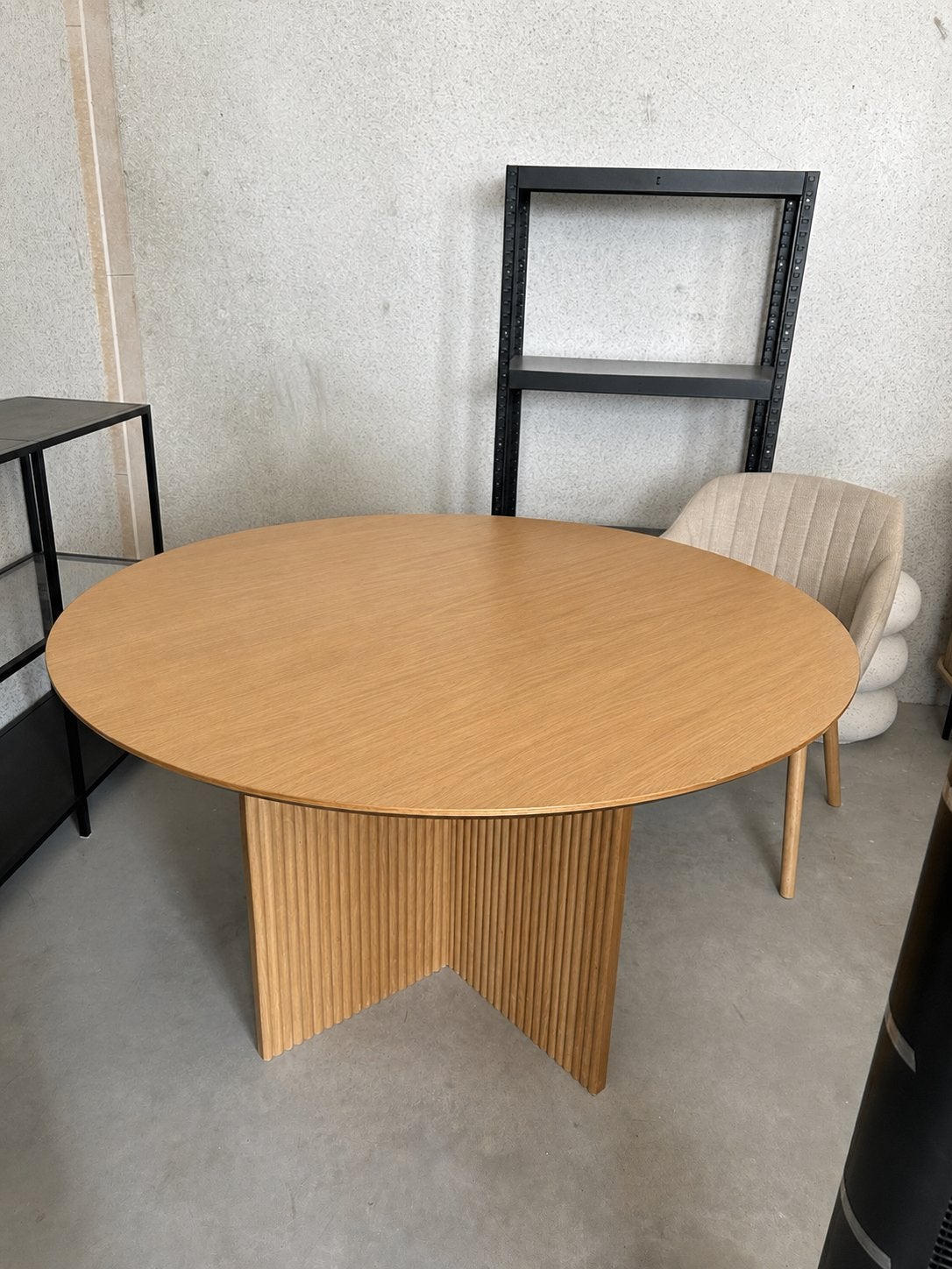 JYSK Ronde eettafel, Huis en Inrichting, Ophalen, Gebruikt, 100 tot 150 cm, Rond