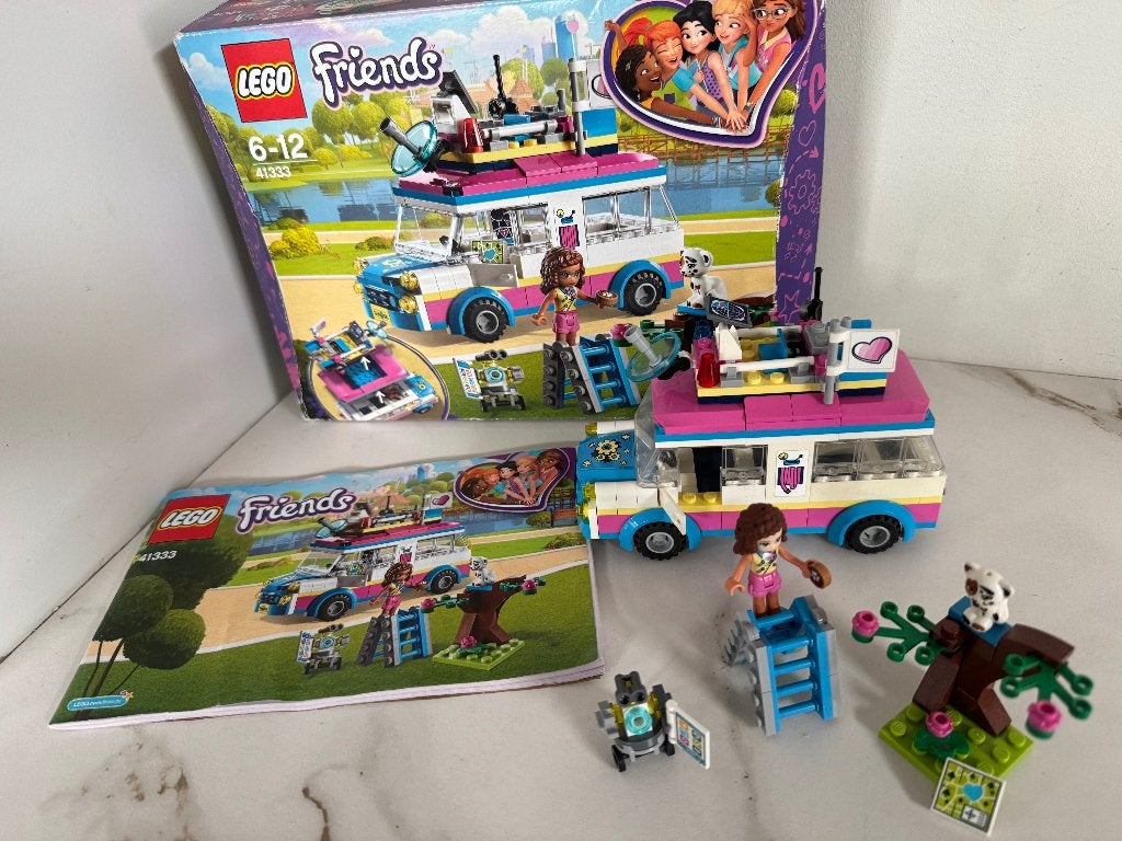 41333 Lego Friends Olivia's missievoertuig COMPLEET, Lego, Inclusief accessoires, Friends, Ophalen of Verzenden