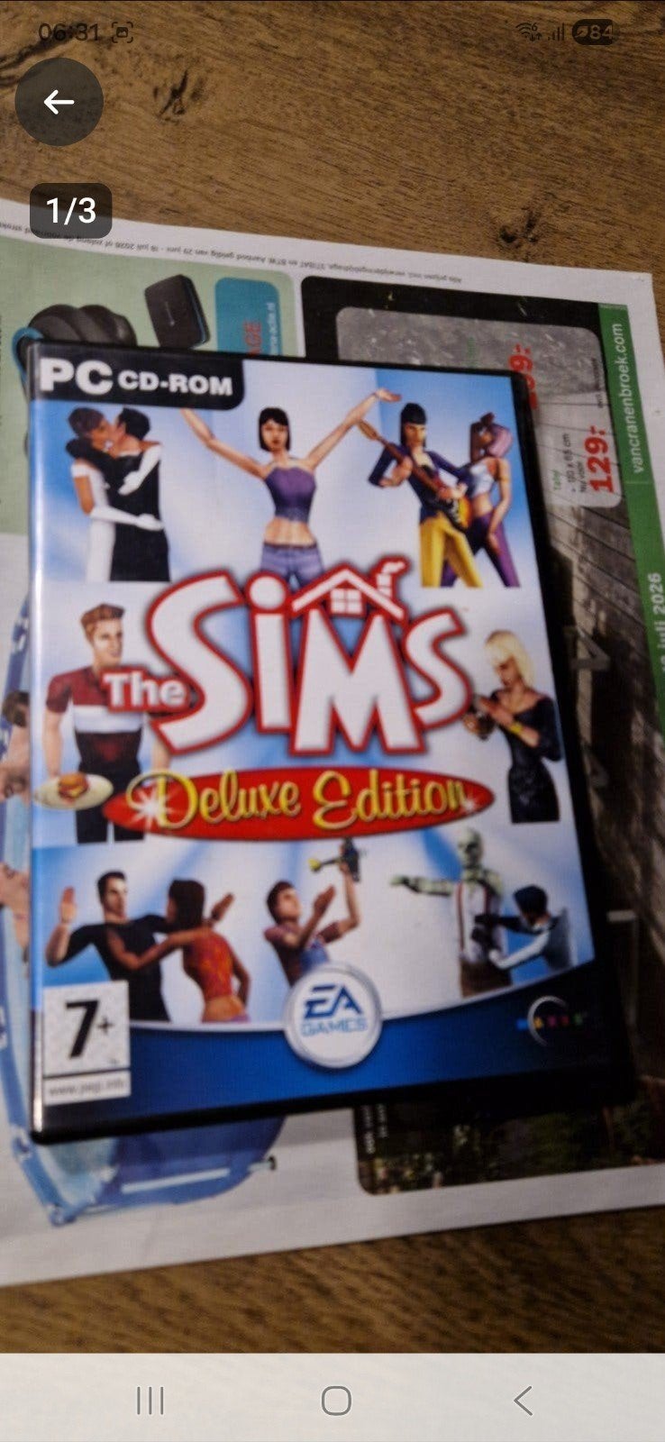 The Sims Deluxe Edition PC CD-ROM, Gebruikt, 1 speler, Ophalen of Verzenden, Vanaf 7 jaar