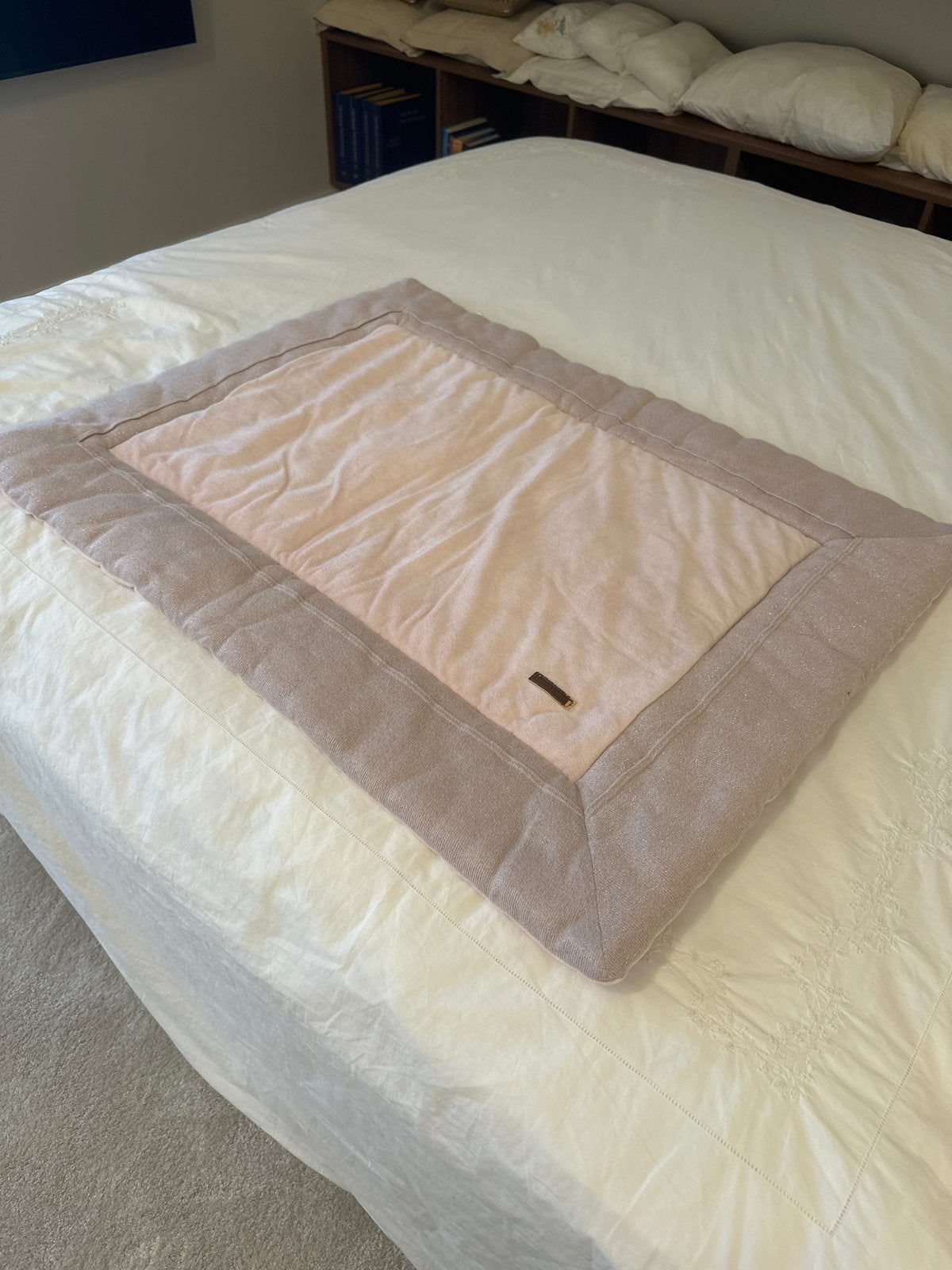 Boxkleed zacht roze, Ophalen of Verzenden