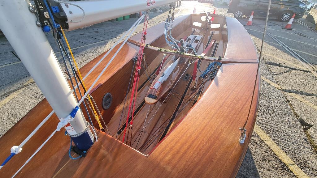 Solo Hout Snelle romp bouwer  Duffin  2008!!!, Watersport en Boten, Open zeilboten, Geen motor, Gebruikt, Overige typen, Ophalen of Verzenden