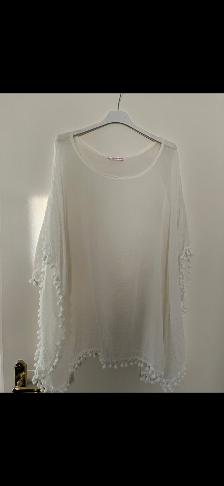 Tuniek/blouse wit, Kleding | Dames, Blouses en Tunieken, Ophalen of Verzenden, Nieuw, Maat 38/40 (M), Wit