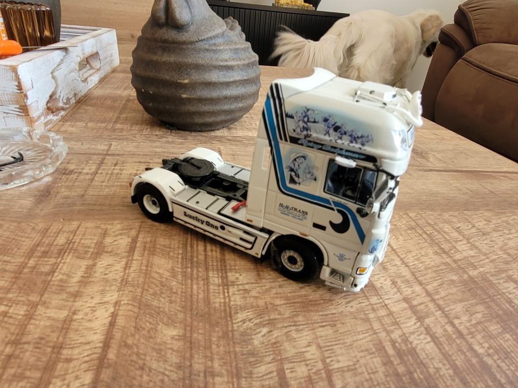 Daf hovotrans, Hobby en Vrije tijd, Modelauto's | 1:50, Zo goed als nieuw, L, Lion, L