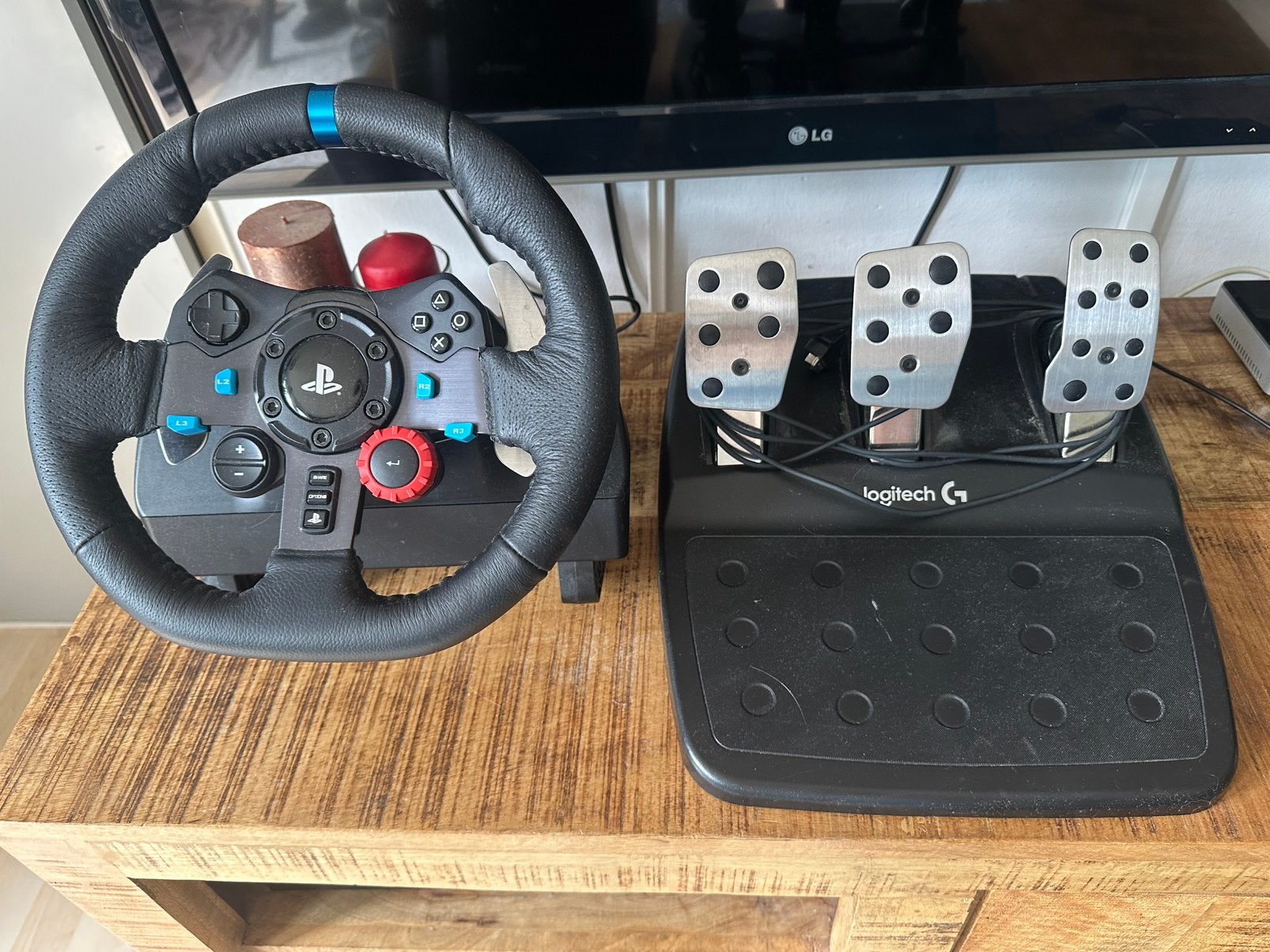 Logitech G29 met Play seat, Ophalen, Zo goed als nieuw, Playseat of Racestoel, PlayStation 3
