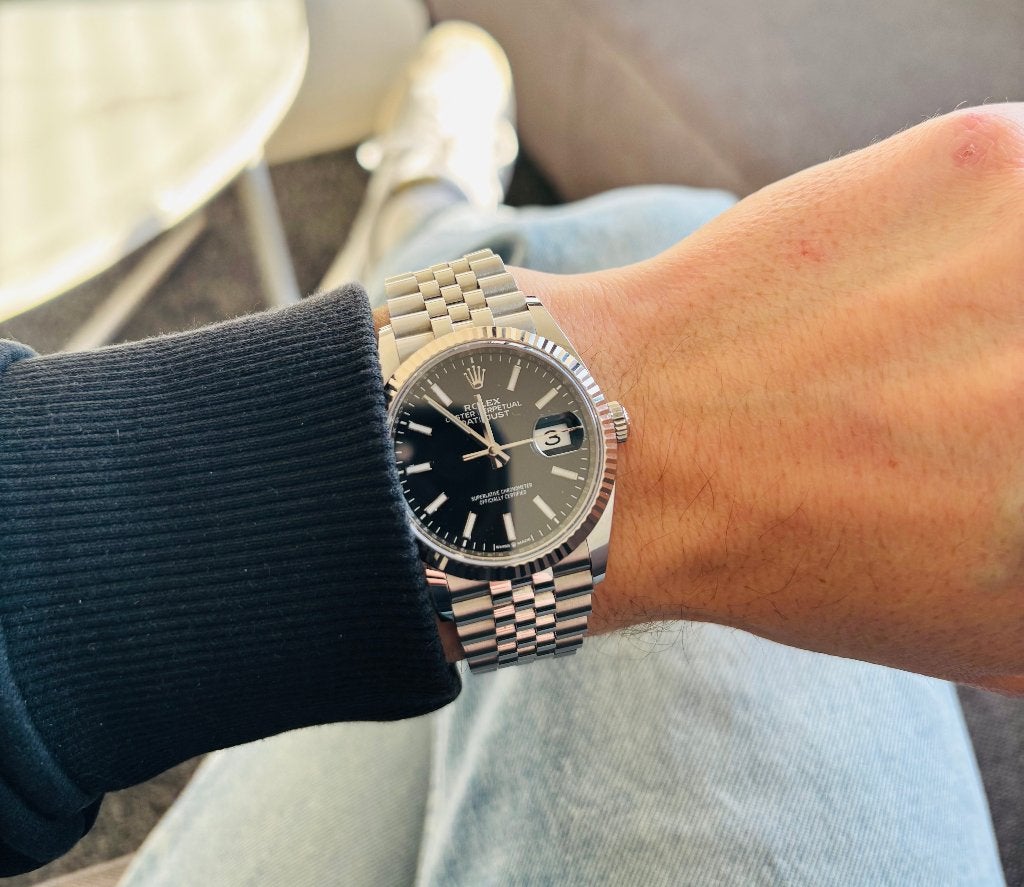 Rolex Datejust 36mm jubilee ref.126234 | ZGAN!, Sieraden, Tassen en Uiterlijk, Staal, Polshorloge, Ophalen of Verzenden, Zo goed als nieuw
