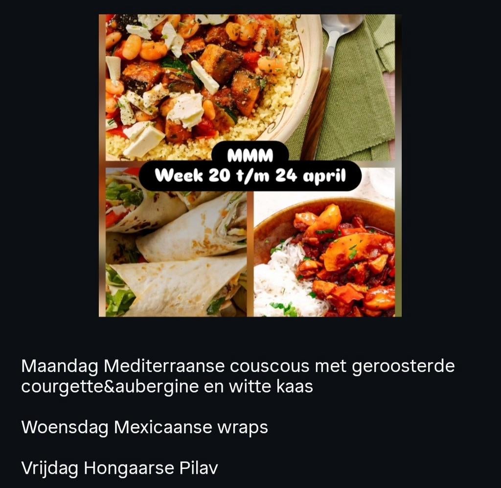 Monieks Makkelijke Maaltijd, Ophalen