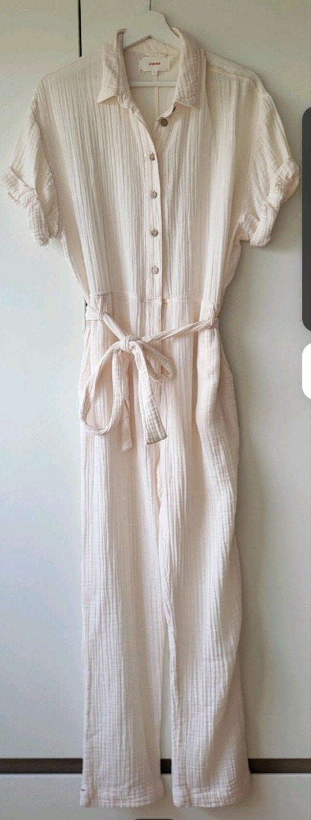 Xirena crèmekleurige jumpsuit in maat 36 NIEUW, Kleding | Dames, Overige kleuren, Nieuw, Ophalen of Verzenden, Maje Sandro Iro