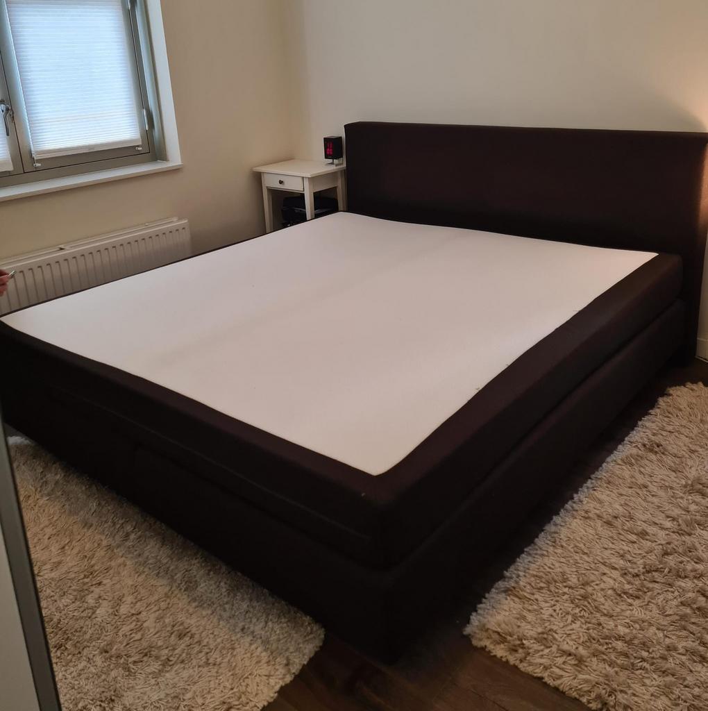 Eastborn boxspring 180cm., Ophalen, Gebruikt, Tweepersoons, 180 cm